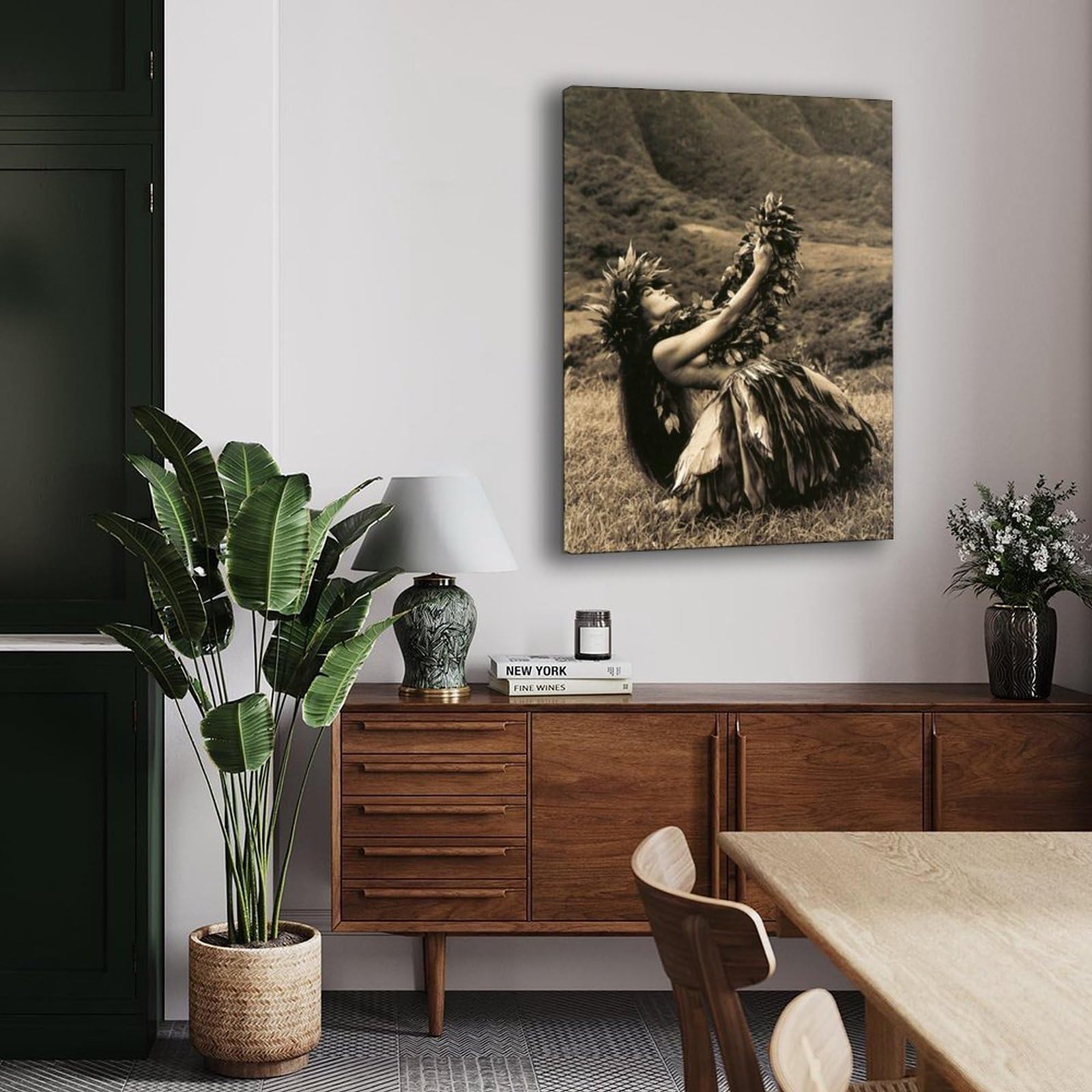 Amazon.com: Hawaiian Hula Dancer Girl Photography Vintage